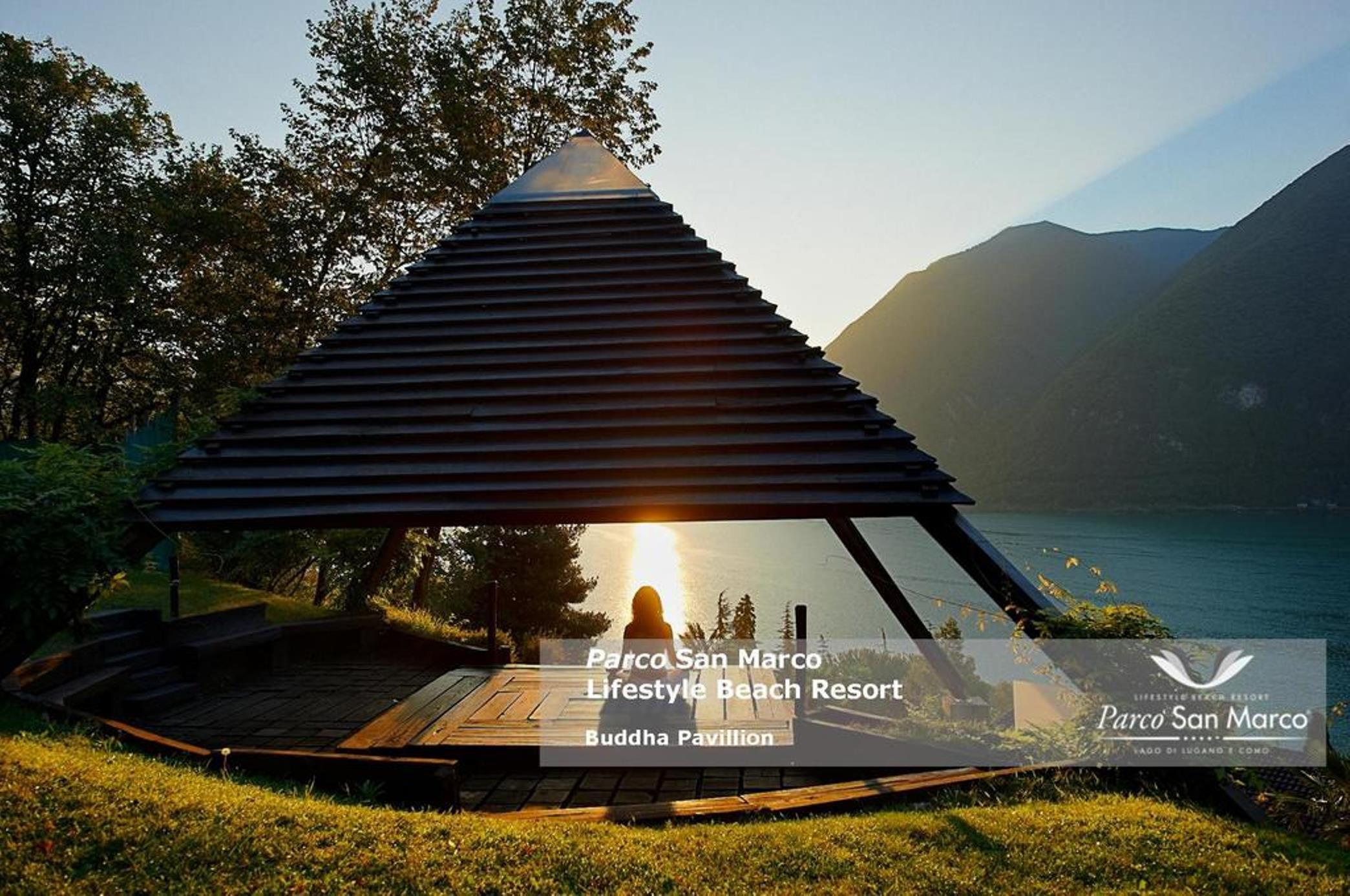 Parco San Marco Lifestyle Beach Resort Porlezza Bagian luar foto