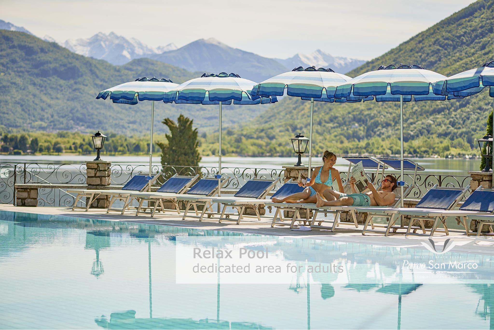 Parco San Marco Lifestyle Beach Resort Porlezza Bagian luar foto