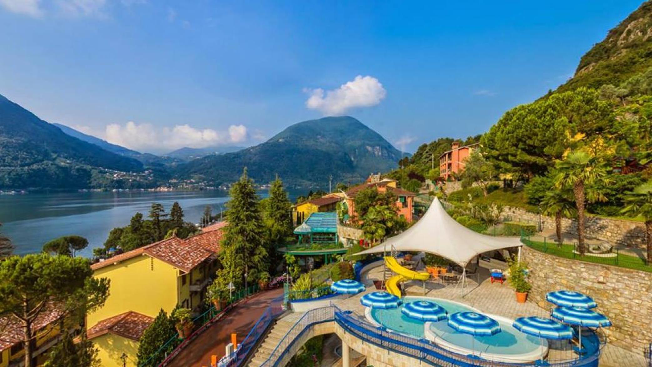 Parco San Marco Lifestyle Beach Resort Porlezza Bagian luar foto