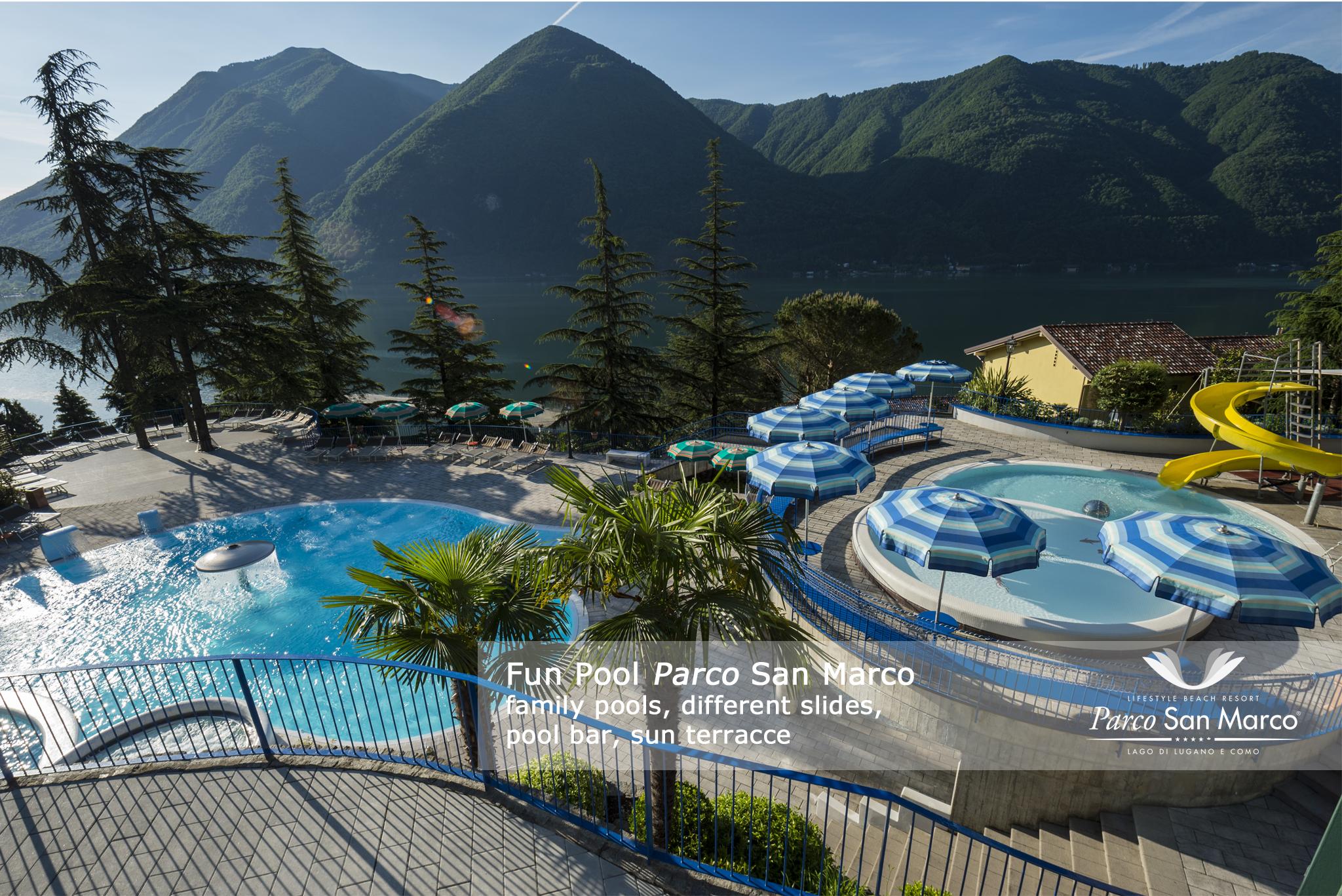 Parco San Marco Lifestyle Beach Resort Porlezza Bagian luar foto